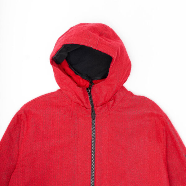 STONE ISLAND REFLECTIVE NEEDLE PUNCHED HOODIE JACKET