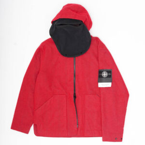 STONE ISLAND REFLECTIVE NEEDLE PUNCHED HOODIE JACKET