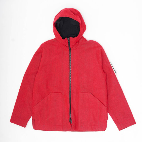 STONE ISLAND REFLECTIVE NEEDLE PUNCHED HOODIE JACKET