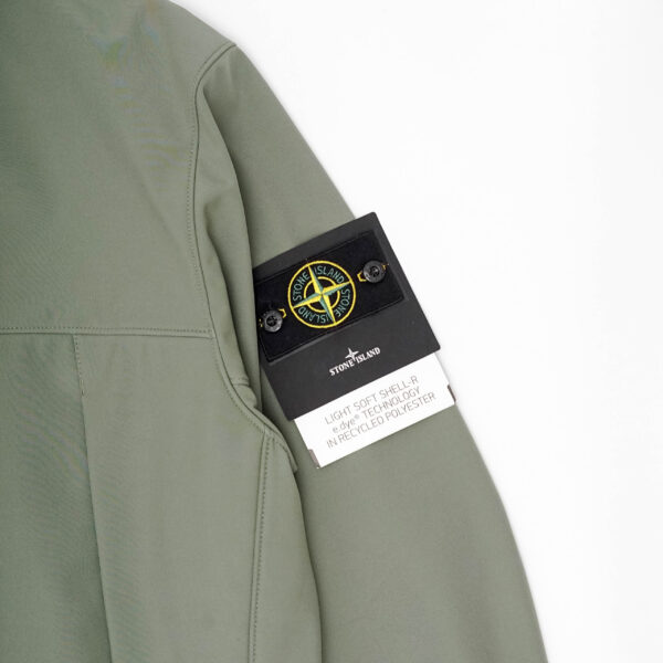 DSC03137 STONEISLAND HOODED JACKET LIGHT SOFTSHELL GREEN