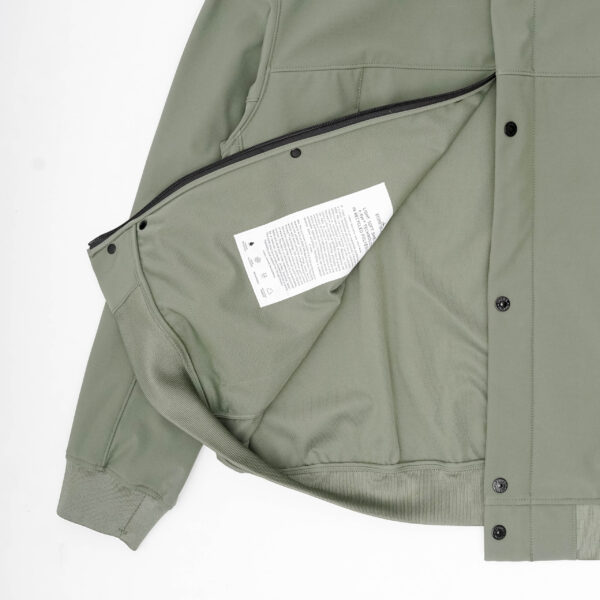 DSC03138 STONEISLAND HOODED JACKET LIGHT SOFTSHELL GREEN