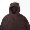 STONE ISLAND GHOST FULL ZIP HOODED SWEATSHIRT