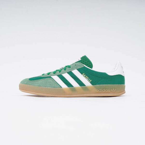 ADIDAS GAZELLE INDOOR GREEN WHITE GUM