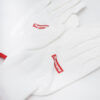 SUPREME RUBBERIZED GLOVES WHITE