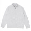 WEEKEND OFFENDER KRAVIZ QUARTER ZIP SWEATSHIRT SMOKEY GREY