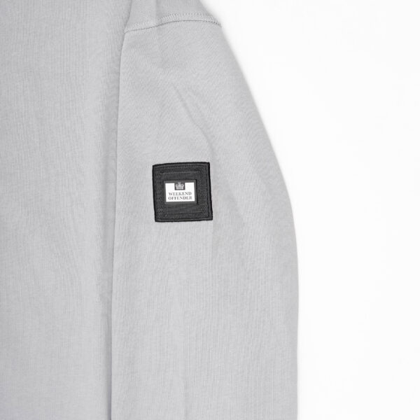 DSC03096 WEEKEND OFFENDER KRAVIZ QUARTER ZIP SWEATSHIRT SMOKEY GREY