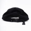 STONE ISLAND EMBROIDERED BASEBALL CAP BLACK