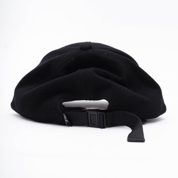 DSC03162 STONE ISLAND EMBROIDERED BASEBALL CAP BLACK