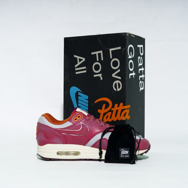 NIKE AIR MAX 1 PATTA RUSH MAROON