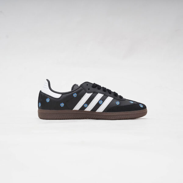 ADIDAS SAMBA OG W BLACK WHITE FLOWER EMBROIDERY