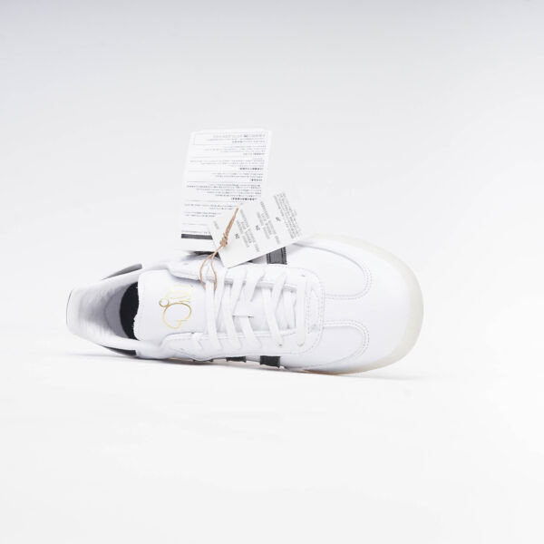 DSC07696 ADIDAS DILL SAMBA PATENT LEATHER WHITE BLACK