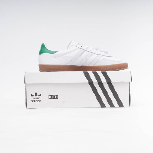 ADIDAS GAZELLE INDOOR X KITH WHITE GREEN