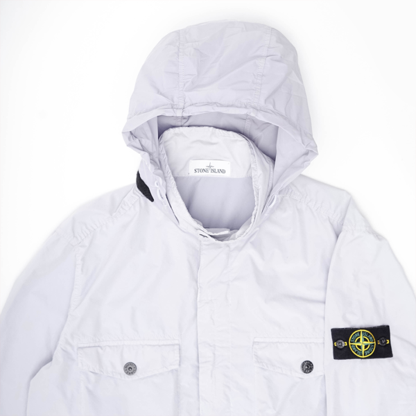STONE ISLAND DAVID TELA LIGHT-TC FIELD JACKET LAVENDER
