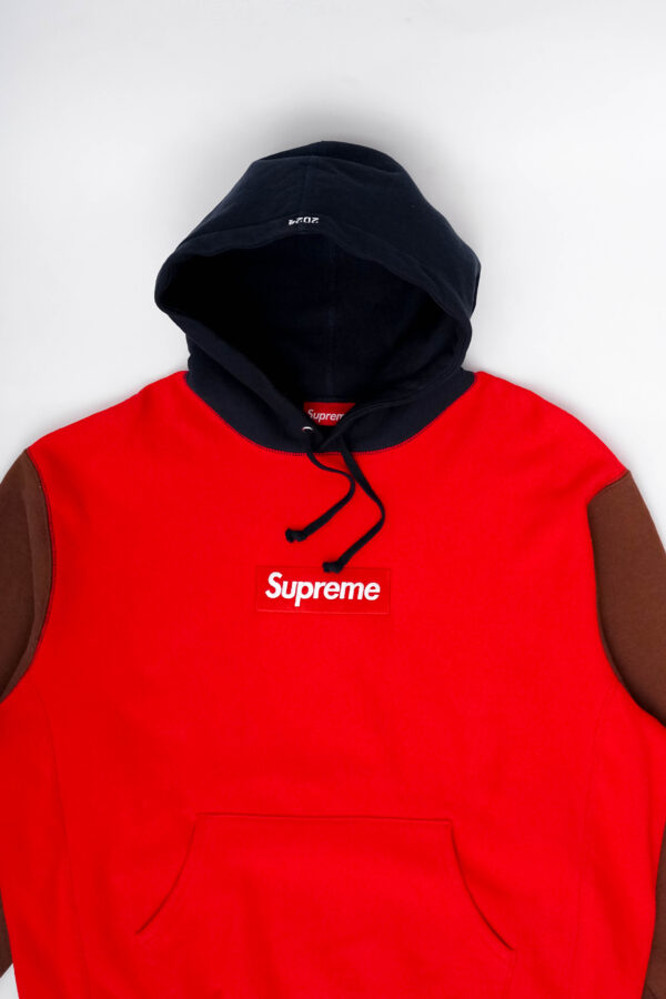 SUPREME HOODIE LOGO BOX 3COLOURS