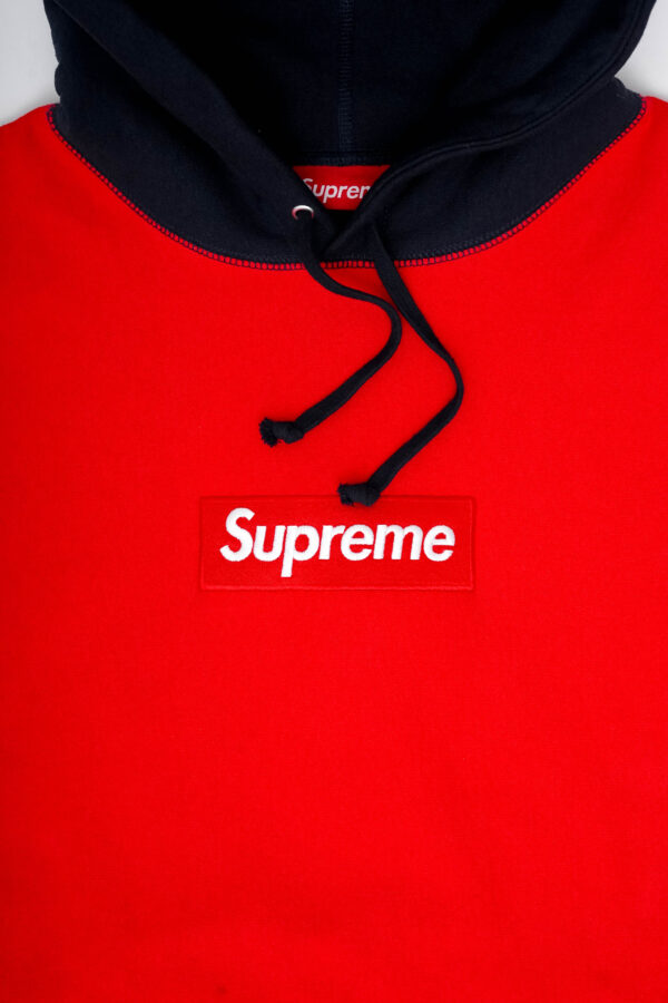 SUPREME HOODIE LOGO BOX 3COLOURS