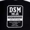 NEIGHBORHOOD T SHIRT BLACK DSM