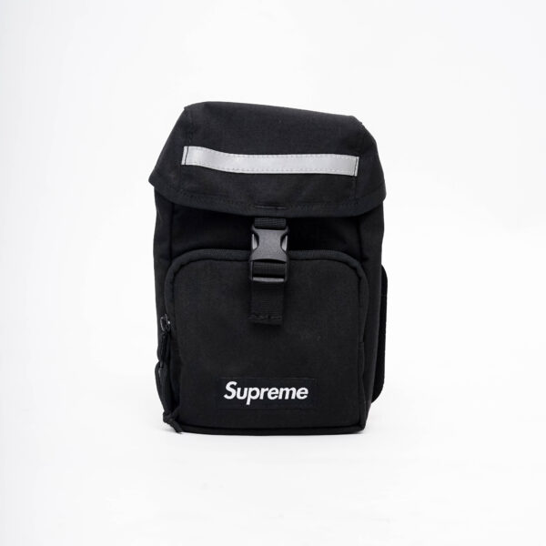 SUPREME CAMERA SLING BAG BLACK CORDURA