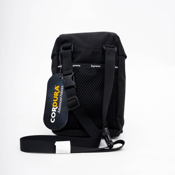 SUPREME CAMERA SLING BAG BLACK CORDURA