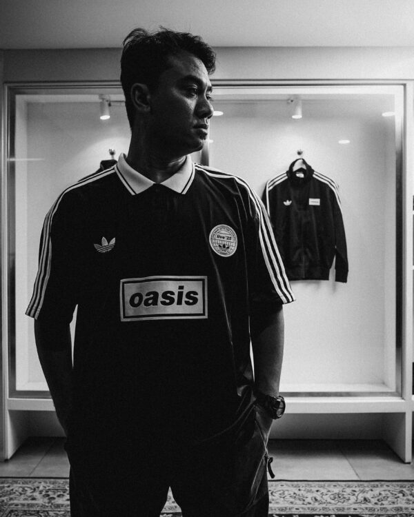 ADIDAS ORIGINALS X OASIS TOUR JACQUARDS JERSEY BLACK