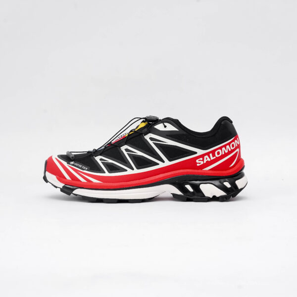 SALOMON XT-6 GTX BLACK FLAME SCARLET VANILLA