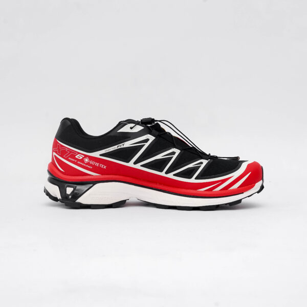 SALOMON XT-6 GTX BLACK FLAME SCARLET VANILLA