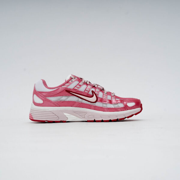 NIKE P-6000 WHITE SILT RED PEONY