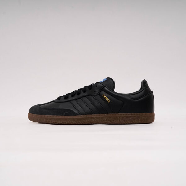 ADIDAS SAMBA OG BLACK GUM LEATHER IE3438