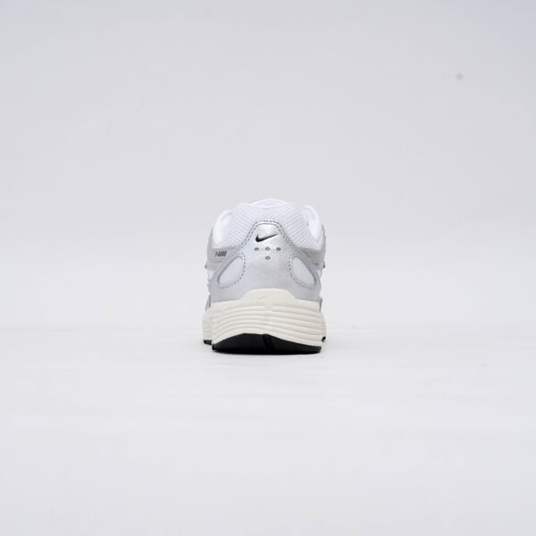 NIKE P-6000 WHITE BLACK ARGENT METALLIC
