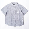 STUSSY STRIPE SHIRT GREY WHITE