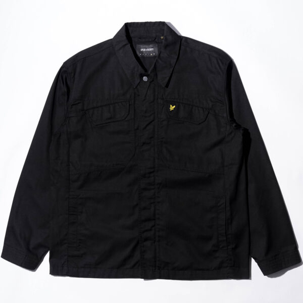 LYLE & SCOTT MULTIPOCKET OVERSHIRT JET BLACK