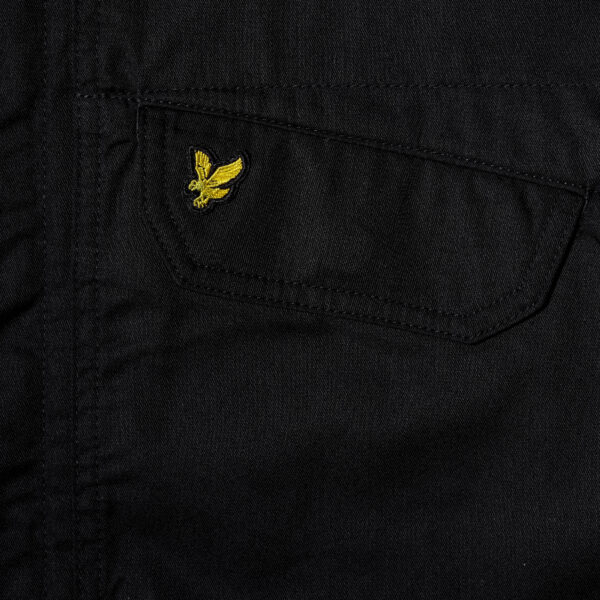 LYLE & SCOTT MULTIPOCKET OVERSHIRT JET BLACK