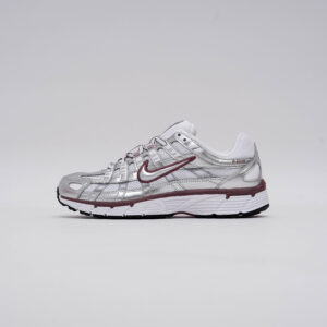 NIKE P-6000 WHITE SILVER METALLIC SILVER TATTO
