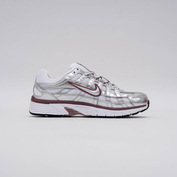 NIKE P-6000 WHITE SILVER METALLIC SILVER TATTO