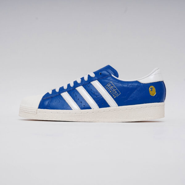 ADIDAS SUPERSTAR X BAPE BLUE WHITE