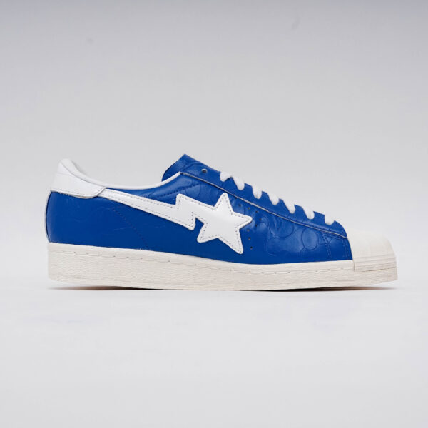 ADIDAS SUPERSTAR X BAPE BLUE WHITE