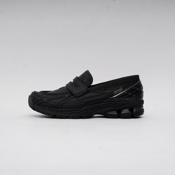 NEW BALANCE U1906LBN LOAFERS ALL BLACK LEATHER