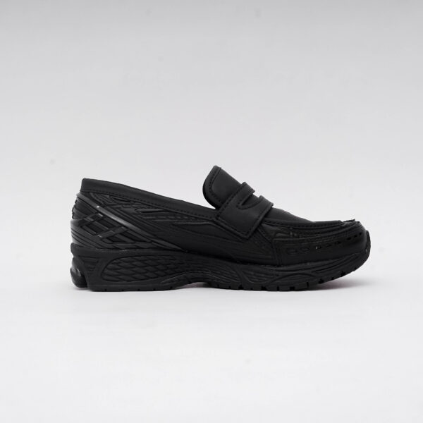 NEW BALANCE U1906LBN LOAFERS ALL BLACK LEATHER