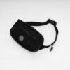 STONE ISLAND LOGO PATCH BELT BAG JUNIOR BLACK