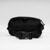 STONE ISLAND LOGO PATCH BELT BAG JUNIOR BLACK