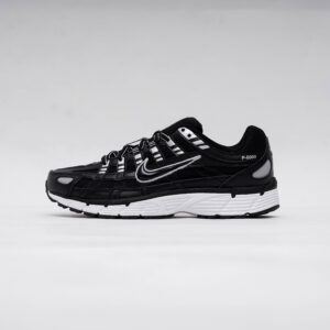 NIKE P-6000 BLACK WHITE SILVER