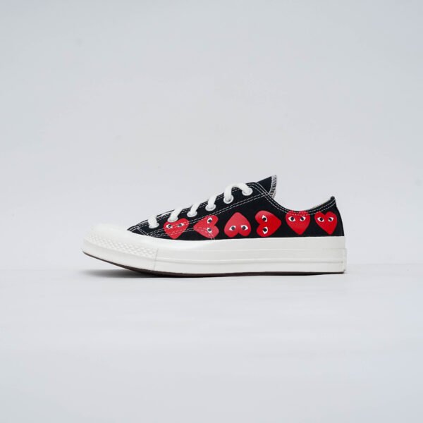 DSC00073 CONVERSE 70S CT X CDG LOW MULTIHEART BLACK