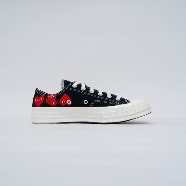 DSC00077 CONVERSE 70S CT X CDG LOW MULTIHEART BLACK