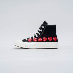 DSC00081 CONVERSE 70S CT X CDG HI MULTIHEART BLACK