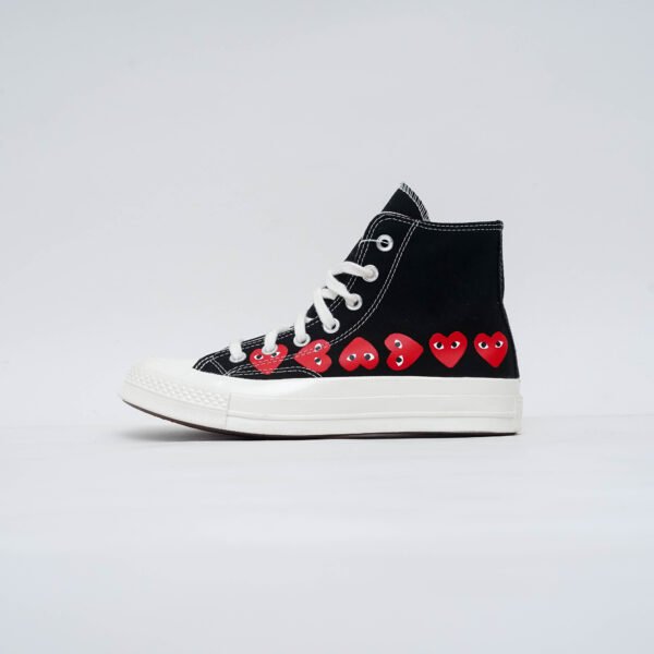 DSC00081 CONVERSE 70S CT X CDG HI MULTIHEART BLACK