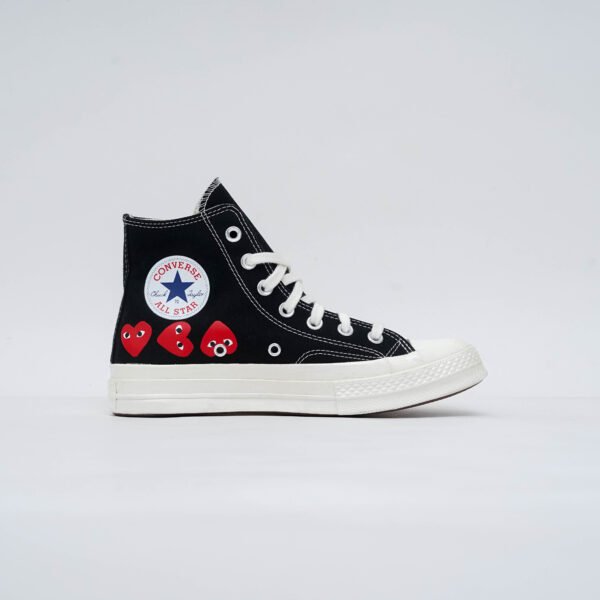 DSC00085 CONVERSE 70S CT X CDG HI MULTIHEART BLACK
